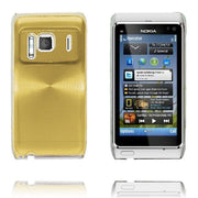 Aluminium Shield Transparent Kant (Geel) Nokia N8 Hoesje
