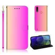 Mirror Motorola Moto E7 Power flip Hoesje - Rose
