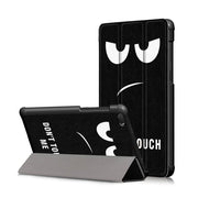 Lenovo Tab E7 Patroon Leer flip Hoesje - Do Not Touch Me