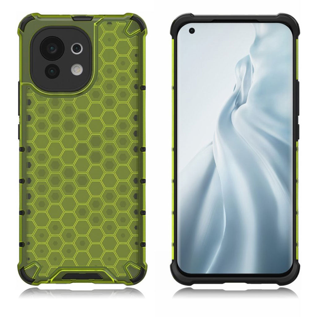 Bofink Honingraat Xiaomi Mi 11 Hoesje - Groen