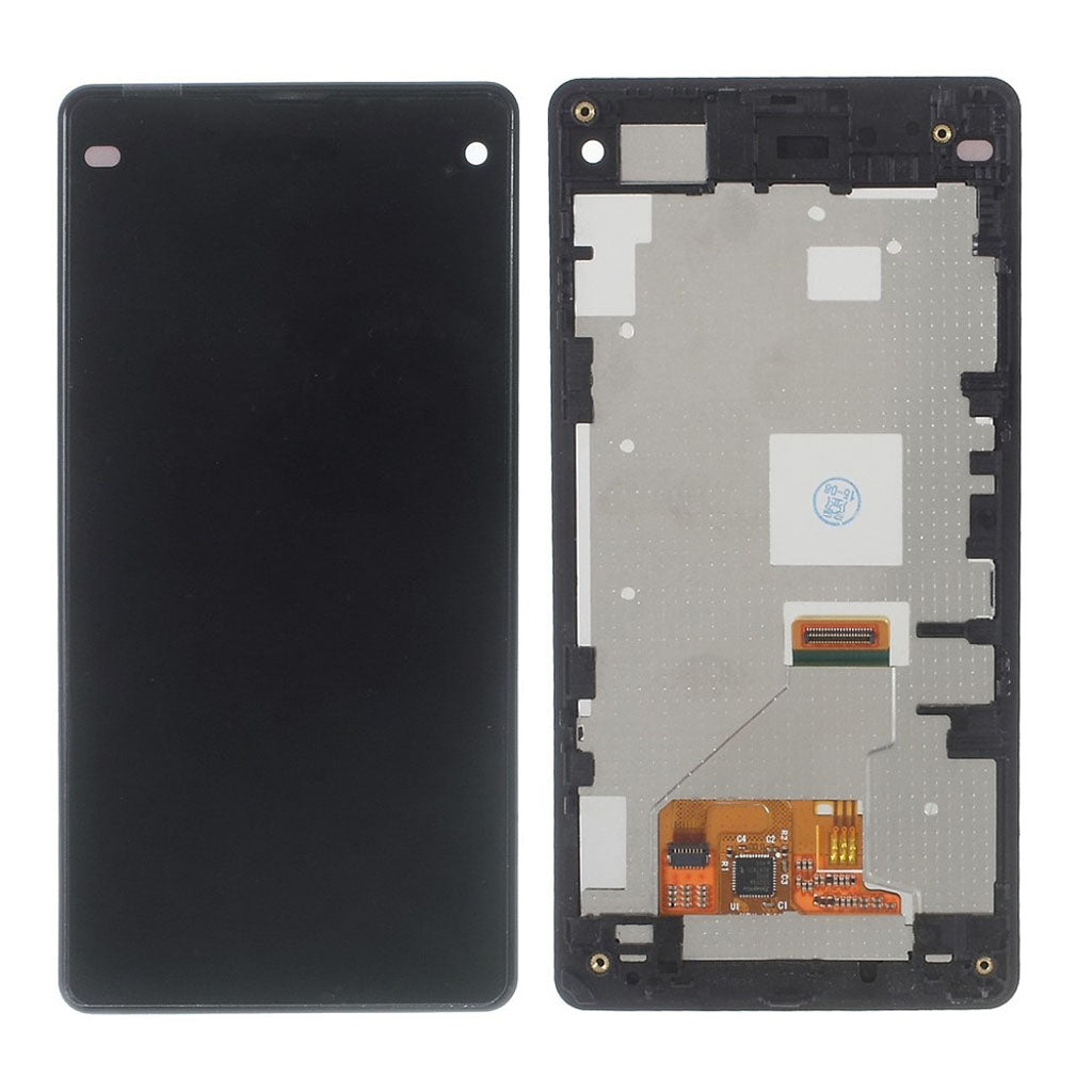 Sony Xperia Z1 Compact OEM LCD Screen and Digitizer Assembly - Zwart