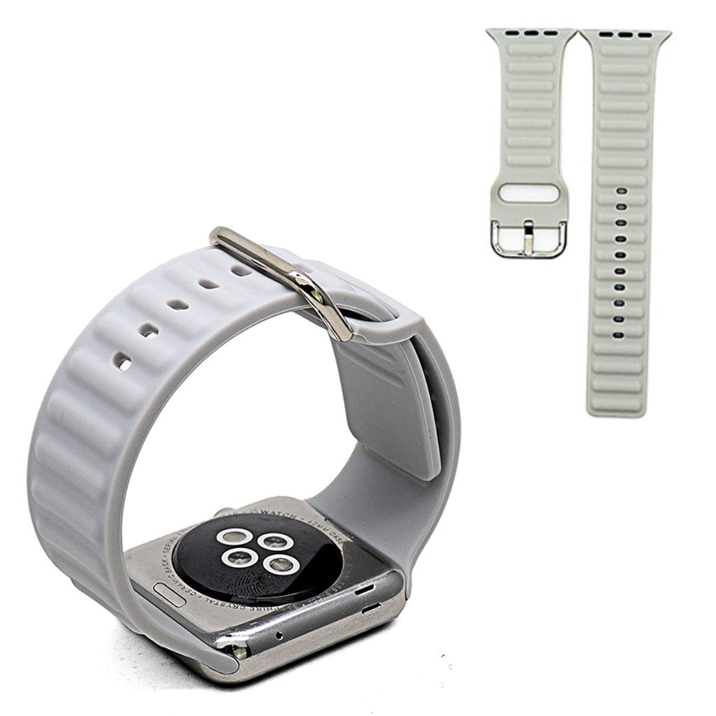 Apple Watch Series 6 / 5 40mm siliconenn horlogeband - Grijs