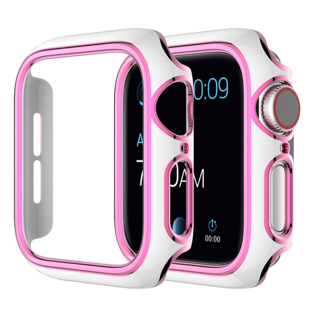 Apple Watch Series 6 / 5 40mm kleuraccessoires - Wit / Roze