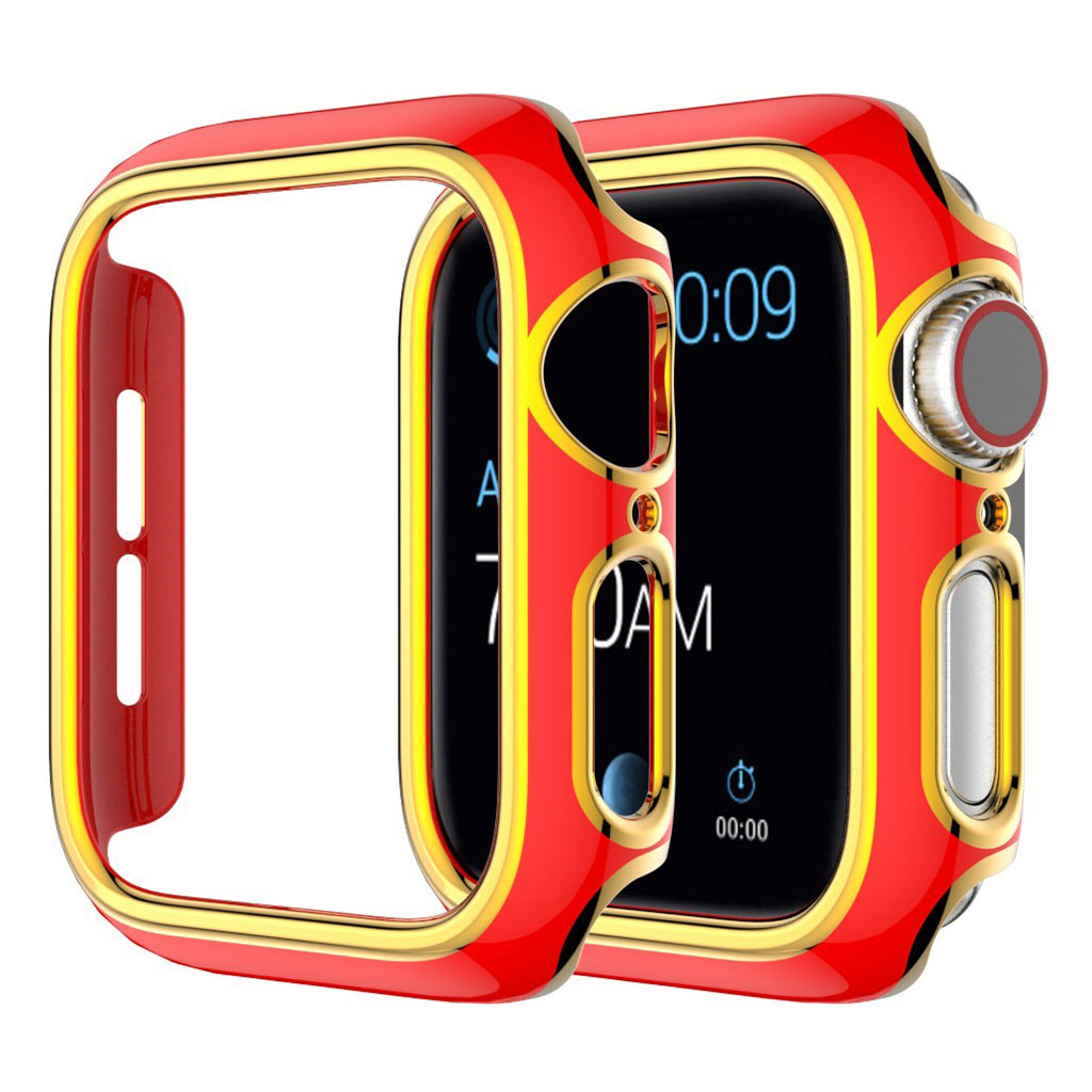 Apple Watch Series 6 / 5 40mm kleuraccessoires - Rood / Goud