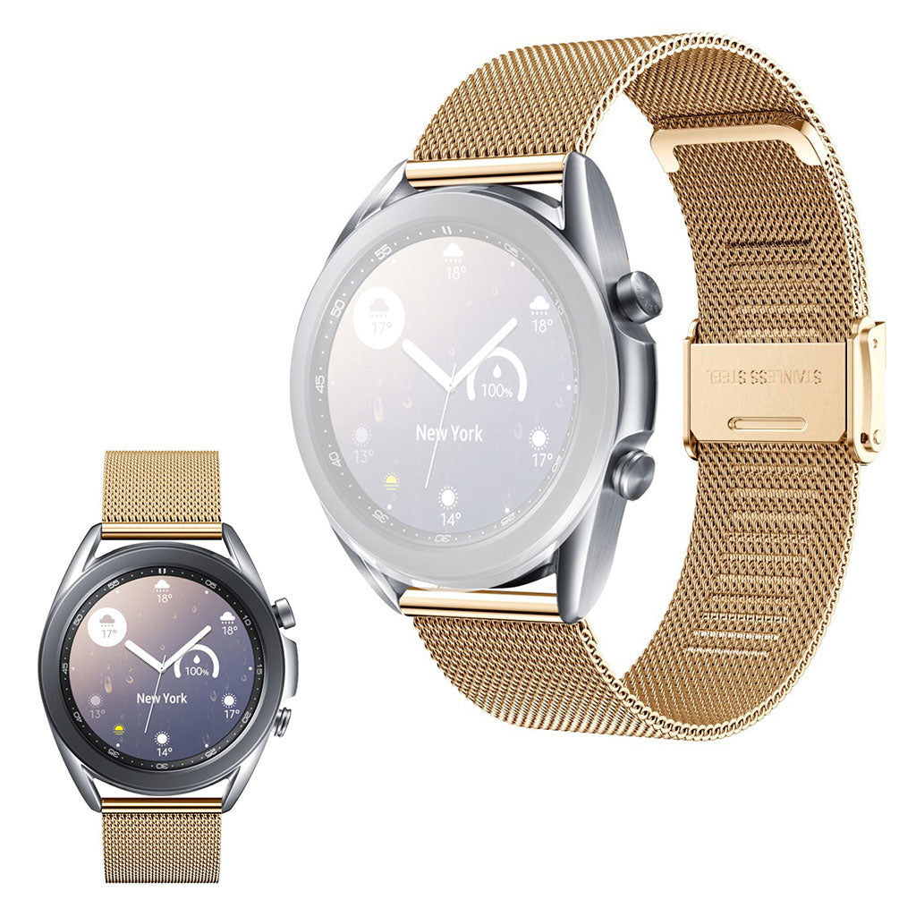Samsung Galaxy Watch 3 (41mm) roestvrij stalen horlogeband - Goud