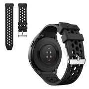 Huawei Watch GT 2e dual tone siliconenn horlogeband - Zwart