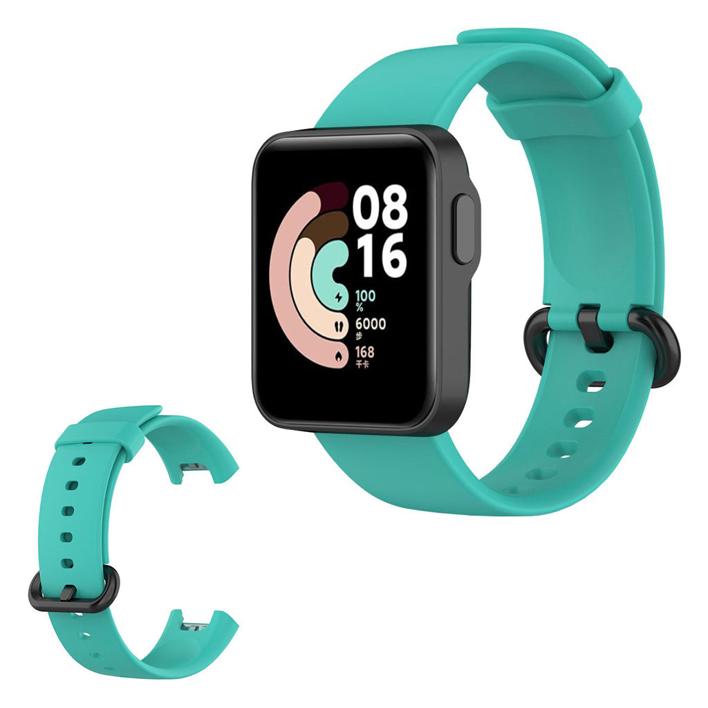 Xiaomi Mi Watch Lite eenvoudige siliconenn horlogeband - Cyaan