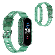 Xiaomi Mi Band 6 / 5 doorzichtige stijl horlogeband - Groen