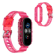 Xiaomi Mi Band 6 / 5 doorzichtige stijl horlogeband - Rose