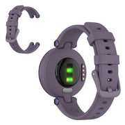 Siliconen effen gekleurde armband voor Garmin Lily - Paars