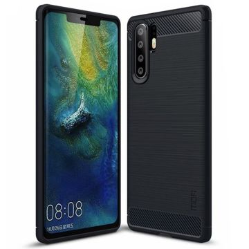 MoFi Carbon Huawei P30 Pro hoesje - Donkerblauw