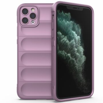 Zachte gripvormige cover voor iPhone 11 Pro Max - Lichtpaars