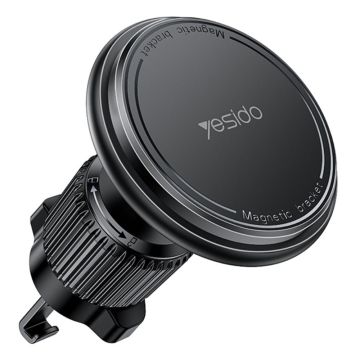 YESIDO C252 Autoventilator Telefoonhouder Draaibare Haak Clip Magnetische Houder Beugel