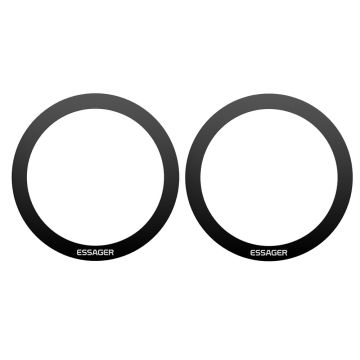 ESSAGER Zelfklevende roestvrij staal Ring Telefoon Terug Adapter Ring Magnetische Draadloze Lader