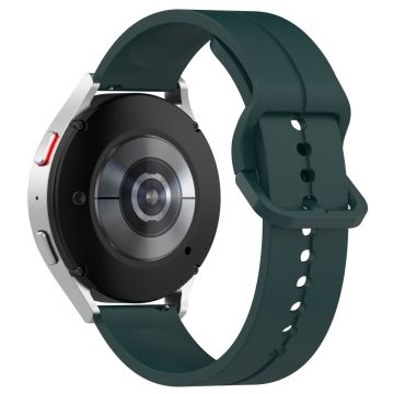 KALEBOL Huawei Watch GT 3 42mm / GT 3 Pro 43mm Siliconen Horlogeband 20mm Groef Design Koord - Middernacht Groen