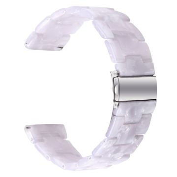 Waterdicht Resin Bandje voor KALINCO Vervangend Sporthorloge Bandje - Glitter Wit