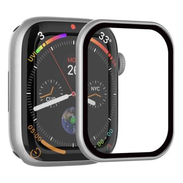RURIHAI Gehard Glas Schermfolie Apple Watch Series 6 / 5 / 4 / SE (2023) / SE (2022) / SE 40mm Krasbestendig Frame Watch Screen Protector - Zilver
