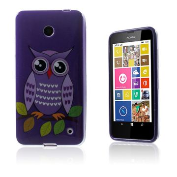 Westergaard Nokia Lumia 630 Hoes - Purper Cute Owl