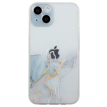 Marble design iPhone 15 Hoesje - Grijs