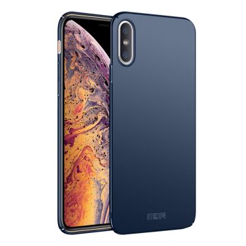 MOFI Shield iPhone Xs Max ultra-thin matte Hoesje - Donkerblauw