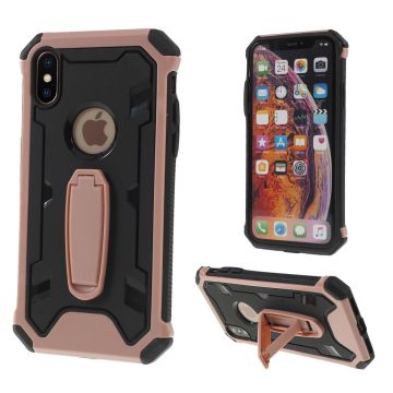 iPhone Xs Max shock resistant combo Hoesje - Roze