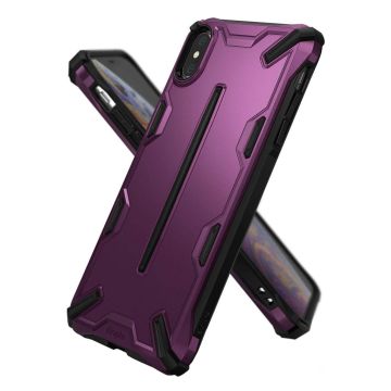 Ringke DUAL X voor iPhone XS Max - Paars Metallic