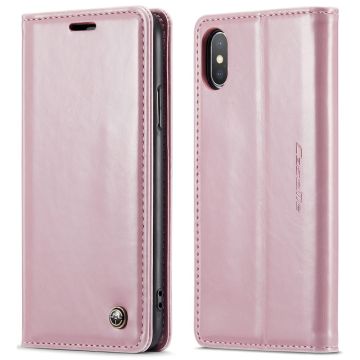 CaseMe iPhone Xs / iPhone X gladde case - Roze