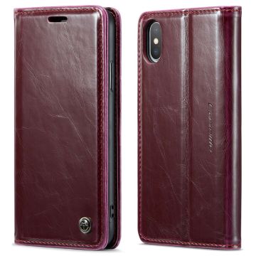 CaseMe iPhone Xs / iPhone X gladde case - Rood