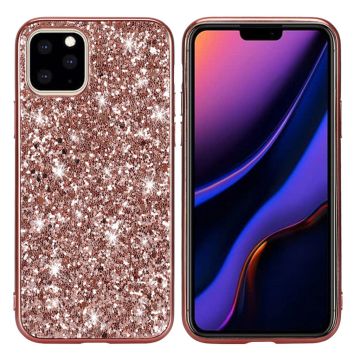 Glitter iPhone 11 Pro Max Hoesje - Rose Goud