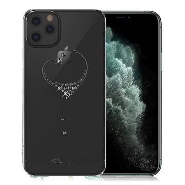 Kingxbar iPhone 11 Pro Max Wish Swarovski Hoesje - Zwart