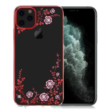 Kavaro iPhone 11 Pro Max Flora Crystal Hoesje - Rood