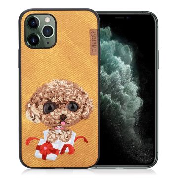 Nimmy Big Eyes iPhone 11 Pro Max Embroidered Hoes - Geel