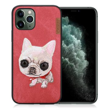 Nimmy Big Eyes iPhone 11 Pro Max Embroidered Hoes - Rood