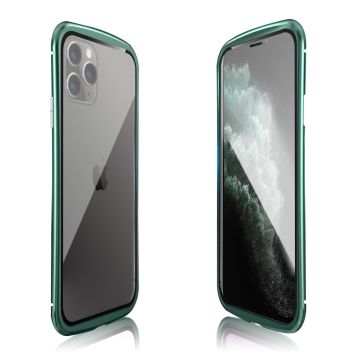 Luphie Wasp iPhone 11 Pro Max Alu-Bumper + Glas - Donkergroen