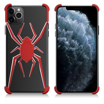 R-JUST Spider Alu Bumper - iPhone 11 Pro Max - Rood+Silver