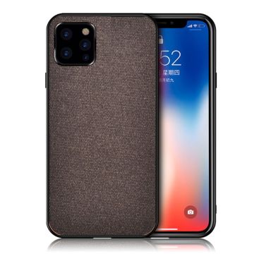 Berlin iPhone 11 Pro Max Hoesje - Koffie / Alle Stoffen Stijl