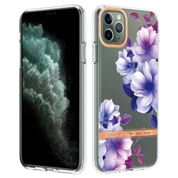 Superslanke en duurzame softhoes voor iPhone 11 Pro Max - Purple Begonia