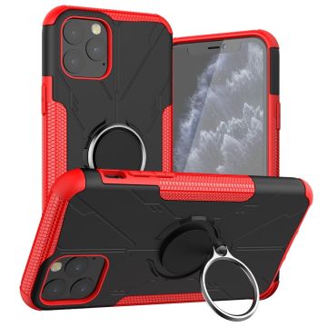 Kickstandaard hoes met magnetisch vel voor iPhone 11 Pro Max - Rood