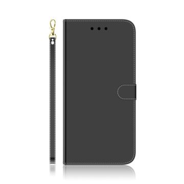 Mirror iPhone 11 Pro Max flip Hoesje - Zwart