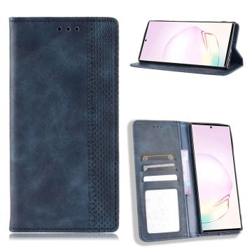 Bofink Vintage Samsung Galaxy Note 20 Ultra leren beschermhoesje - Blauw