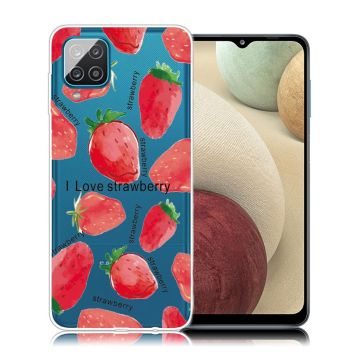 Deco Samsung Galaxy A12 5G telefoonhoesje - Aardbeien