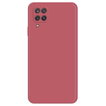 Afgeschuinde rubberen beschermhoes tegen vallen voor Samsung Galaxy A12 5G - Rood