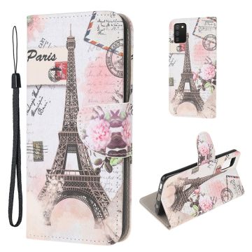 Wonderland Samsung Galaxy A03s flip Hoesje - Toren