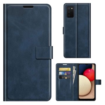 Portemonnee-etui voor Samsung Galaxy A03s - Blauw