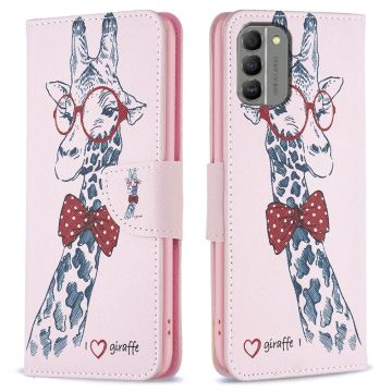 Wonderland Nokia G310 flip Hoesje - Giraffe