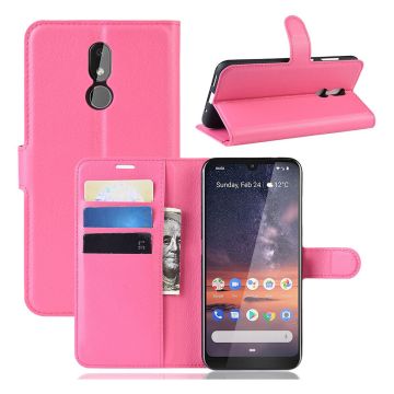 Classic Nokia 3.2 leren flip Hoesje - Rose