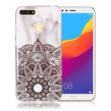 Marble design Huawei Honor 7A Hoesje - Mandalapatroon