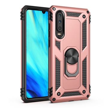 Bofink Combat Huawei P30 Hoesje - Rose Goud