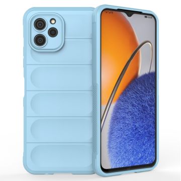 Zachte gripvormige cover voor Huawei Nova Y61 - Babyblauw