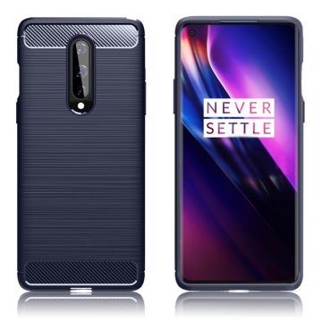 Carbon Flex OnePlus 8 Hoesje - Donkerblauw